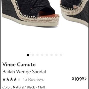 Vince Camuto size 7 only worn once.